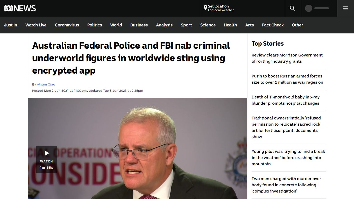 Australian Federal Police and FBI nab criminal underworld figures in ...